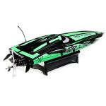 Pro Boat RC Impulse 32" Brushless Deep-V RTR Battery and Charger Not Included with Smart Black/Green PRB08037T1