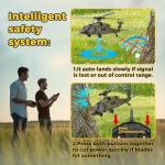 CKYSCHN UH60L Blackhawk RC Helicopter Brushless 4CH, WLtoys K170 Remote Control Helicopter for Adults, 6-Axis Gyro 2.4G RC Aircraft 3 Batteries