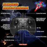 Motivekit Spider Mini Drone, Foam Remote Control Airplane for Kids, 2.4GHz RC Jet with LED Lights, 360° Stunt Flips and Rolls, Easy to Fly Toy Plane Gift for 8 9 10 12+ Year Old Boys Girls