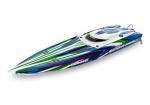 Traxxas 103076-4-GRN - Spartan 36in Self Righting Brushless Boat RTR, Green