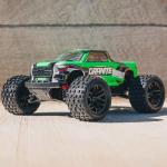 ARRMA RC Truck 1/18 Granite GROM MEGA 380 Brushed 4X4 Monster Truck RTR with Battery & Charger, Green, ARA2102T3