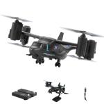 VEVOR RC Helicopter, 2.4GHz Remote Control Helicopter with Gyro, 4-Channel RC Airplane for Beginner, Wing Lights & One-Key Takeoff/Landing, Flying Plane Toys for Kids Ages 8 and up