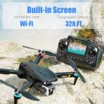 Weavixol Drone With Camera For Beginner 1080p, Brushless Drones With Screen On Controller, No FAA, Under 249g, Beginner Drone With Altitude Hold, One Key Take Off/Land, 360 Flips,Trajectory Flight, 2 Batteries