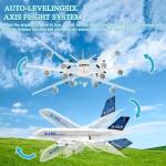 Remote Control Airplane,RC Plane Ready to Fly,RC Airplane Built in 3-Axis Gyroscope, 2.4Ghz 2 Channels Durable EPP Styrofoam RC Aircraft,Remote Control Plane for Kids Adults Beginner