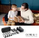 Drone with Camera 1080P with Brushless Motor Drone for Beginner, Long Fly Time, One Key Take Off/Land, RC Quadcopter Toys Gifts for Boys Men Birthday Gifts (Orange)