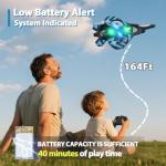 DvEBpWi RC Plane with LED Lights for Exciting Aerial Stunts Material Remote Control Airplane for Kids & Adults Versatile Performance RC Jet Fighter Jet Model Hobby RC Airplanes (red)