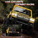 SVERTIBO 1/12 RC Crane Truck, MN-82T LC79 RTR RC Crawler, 4WD Off-Road Tow Car RTR 2.4GHz RC Pick-up Trail Truck for Adults Hobby Toys (Red)