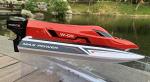 (Ready to Run) 2.4G Large Remote Control Speed Boat Fast Big Large RC Watercraft Full Function Run On Lake Pool for Beginners Adult Boys (SW-F1)