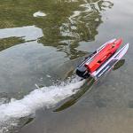 (Ready to Run) 2.4G Large Remote Control Speed Boat Fast Big Large RC Watercraft Full Function Run On Lake Pool for Beginners Adult Boys (SW-F1)