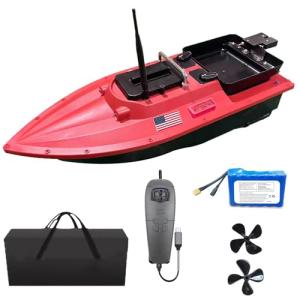 CRESEAPRODUCTS High Speed RC Fishing Bait Boat for Ocean Lake Fishing, 500M Range, 4.5KG Load, Cruise Control