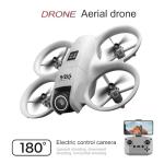RC Small Drone with Dual Cameras, Propeller Guard, Altitude Hold, One-Key Takeoff, 3D Flips, 2 Batteries, Intelligent Obstacle Avoidance, Remote Control Helicopter Airplane, Hovering, APP Control, LED Lights, for Beginners FPV Palm Takeoff Mini Quadcopter (Gray)