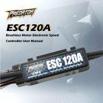Fms RC Airplane Drone Helicopter ESC 120A with 10A UBEC Speed Controller Brushless Support 2s 4S 6S Model Plane Spare Part Predator