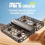 RC Drone with Camera, Follow Mode Auto Flight, Mini Foldable Quadcopter, Full Protective Mesh Propeller Guards, Crash-Resistant, Adjustable Speed, One-Key Takeoff/Landing, Remote Control Airplane UAV