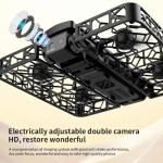 RC Drone with Camera, Follow Mode Auto Flight, Mini Foldable Quadcopter, Full Protective Mesh Propeller Guards, Crash-Resistant, Adjustable Speed, One-Key Takeoff/Landing, Remote Control Airplane UAV