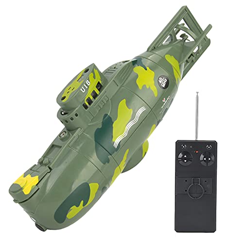 Naroote Mini RC Military Submarine Toy - Green