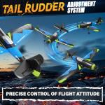 4DRC G8 Foam RC Plane Remote Control Airplane for Kids Adults, RC Airplane Helicopter Fighter Jet with 6-Axis Gyro, Light, Helicopter Plane Toy Gifts for Adults Kids Beginners