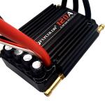FLYCOLOR 120A Waterproof Brushless ESC Electronic Speed Controller with 5.5V/5A BEC and XT90 4.0mm Banana Head Connector for Model Ship RC Boat