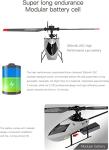GoolRC C129 V2 RC Helicopter, 4 Channel Remote Control Helicopter with 6-Axis Gyro, 2.4GHz RC Aircraft with 3D Flips, Altitude Hold, One Key Take Off/Landing and 2 Batteries for Adults and Beginners