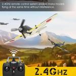 VOLANTEXRC RC Plane for Beginners, 4CH WWII RC Airplane A6M Zero with Aileron, 2.4Ghz Remote Control Plane with Xpilot Self Righting & One Key Aerobatic, Gifts for Adults (761-15 RTF)