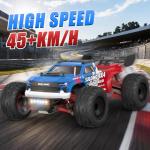 Scientoy 1/16 RC Cars 45 KPH, 4WD All Terrain High Speed Remote Control Car, Offroad RC Truck with 2 Rechargeable Batteries, 60 Mins Runtime, 2.4GHz Fast RC Cars for Adults, Kids and Boys Gifts