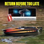 VOLANTEXRC Remote Control Boats for Pools and Lakes 30+MPH AtomicXS High Speed RC Boat for Adults Toy Boat Gifts with 2 Batteries & Reverse Function (795-5 Orange)