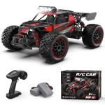 Scientoy 1:14 Remote Control Car, 30+KM/H High Speed All Terrain RC Cars for Boys Age 8-12, 2.4 GHz Off-Road RC Truck, Ideal Gifts for Adults Kids with 2 Rechargeable Batteries