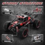 Scientoy 1:14 Remote Control Car, 30+KM/H High Speed All Terrain RC Cars for Boys Age 8-12, 2.4 GHz Off-Road RC Truck, Ideal Gifts for Adults Kids with 2 Rechargeable Batteries