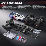UDIRC Fast All-Terrain RC Cars, Upgradable 56 MPH, Heavy-Duty 4WD Off-Road 1:16 RC Truck, 2.4Ghz RTR Remote Control Monster Truck with with 2 Rechargeable Batteries for for Adults and Kids