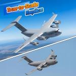 AIGIMU RC Airplane, RC Plane Ready to Fly, 2CH C-17 Remote Control Airplane with 6-axis Gyro Stabilizer Globemaster III Military Transport Aircraft for Beginners Boys Kids Adults