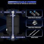 SIMREX 1:18 Scale 4WD RC Car | 28MPH High Speed Off-Road Remote Control Truck | All-Metal Transmission & Nylon Chassis | 30+ Min Runtime | Gift for Adults, Teens & Kids (Blue)