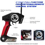 SIMREX 1:18 Scale 4WD RC Car | 28MPH High Speed Off-Road Remote Control Truck | All-Metal Transmission & Nylon Chassis | 30+ Min Runtime | Gift for Adults, Teens & Kids (Blue)