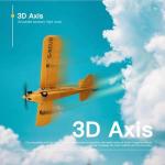 Park10 Toys RC Plane 5CH J3-CUB Remote Control Airplane for Adults 1406 Brushless Motor Outdoor 3D6G Fixed Wing Stunt RC Aircraft with Replaceable Parts (2BSL Yellow)