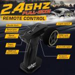 VoleRusher RC [4WD Edition 1/43 Scale Mini RC Drift Car, Toys for Age 8-14 Old Birthday Gifts, High Speed Racing Micro Small with Full Proportional RTR 2.4GHz Remote 2 Tire Sets 8 Cones - Camouflage