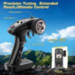 TENSSENX 1/16 All Terrain Fast RC Cars for Adults, 40KPH High Speed 4WD Electric Off-Road Remote Control Monster Truck, 2.4Ghz Waterproof Monster Truck with 2 Batteries for Boys & Kids