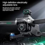 Drone with Dual Cameras, 5G Cordless Foldable RC Quadcopter for Beginners, Brushless Motor Drone with Obstacle Avoidance, Stable Hover, Gesture Photography, Toys Drone for Men