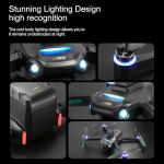 Drone with Dual Cameras, 5G Cordless Foldable RC Quadcopter for Beginners, Brushless Motor Drone with Obstacle Avoidance, Stable Hover, Gesture Photography, Toys Drone for Men