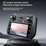 Drone with Dual Cameras, 5G Cordless Foldable RC Quadcopter for Beginners, Brushless Motor Drone with Obstacle Avoidance, Stable Hover, Gesture Photography, Toys Drone for Men