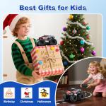 TOZDTO Remote Control Car, Amphibious Monster Truck Toys for Boys RC Cars, 2.4 GHz Waterproof RC Trucks, 1:18 4WD All Terrain Off-Road Pickup, Cool Christmas Birthday Ideas Gifts for Kids 6+ Year Old
