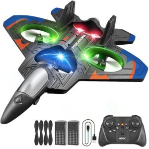 4DRC V32 Foam RC Planes Remote Control Airplanes for Kids Adults 8-16, RC Drone Airplane Helicopter Fighter Jet, 360° Flip, Stunt Roll, Airplane Toy Gifts for Kids Boys Adults Beginners