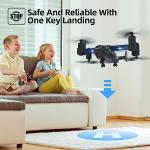 LM19-A Drone with Camera for Beginners, WiFi Live Video Remote Control Drones for Kids 8-12, Easy & Ready to Fly RC Plane, HD RC Quadcopter Gift Toy for Boys, FPV Drones for Adults, 2 Batteries