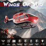 DEERC Remote Control Helicopter, Military Rescue RC Helicopter Toy with LED Lights, 2 Batteries, Altitude Hold & 2.4GHz Stable Control, Realistic Rescue Design, Ideal Gift for Kids and Adults