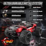 Lvcdzr 1:18 RC Cars, 2.4GHz 4WD High Speed 40 KM/H Remote Control car with Drift Wheel, All Terrain Off Road Monster Truck RC Drift Car with Gyro for Adults Boys 8-12