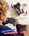 Wheat Run Wall Climbing Remote Control Car, Dual Mode 360° Rotating RC Stunt Car with Headlight, USB-C Rechargeable Race Vehicle, Indoor Wall Toys for Boys Ages 3+, Gifts for Kids Birthday Christmas
