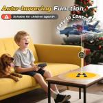 Foam Fighter Jet Drone for Kids, RC Plane Easy to Fly Remote Control Airplane with Auto Hovering, 360° Flip and 2 Batteries (12 Mins Flight)