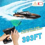 Cheerwing Skater RC Boat, Self-Righting Remote Control Boat for Adults, 25km/h High Speed Racing Boats Toys for Pools & Lakes, 2 Batteries