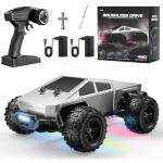 Winproper 1/16 Brushless Fast RC Cars for Adult, 35Mph High Speed Remote Control Car, Cyber RC Truck, 4x4 Monster Truck Toy, 2.4GHz Remote, All Terrain Off-Road Vehicle, Colorful LED Light, Kids Gift