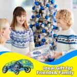 RC Drone Car Mini RC Drone & Flying Car, Remote Control Quadcopter with One Key Take Off/Landing, LED Lights, Easy to Fly Toy Drones for Kids 8-12