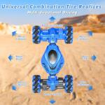 Fosgoit RC Car Gesture Sensing Stunt Car, Toys for Boys Girls 6-12, Best Gifts for Kids Boys 6 7 8 9 10 11 12 Years Old, 2.4GHz 4WD RC Toy Off-Road 360° Rotate All-Round Drift with Lights Music