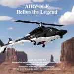 Carmanon RTF Airwolf RC Helicopter - 27:1 Scale Collectible Remote Control Helicopter with Auto-Hover, 6CH Control & Dual Batteries for Adults Beginners,TV-Accurate Air Wolf Series Model