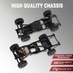 MN-82 RC Rock Crawler Car 1/12 Scale Toyota Pickup Truck , 2.4GHz 4WD Off-Road Remote Control Truck, 2-Speed Modes, 2×1200mAh Batteries, All-Terrain Crawler for Adults Kids Indoor Outdoor (whth Gift)